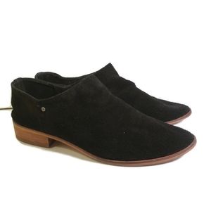 Sam Edelman Black Suede Ankle Booties 9.5